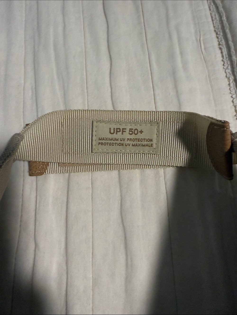 Eric Javits Neutral / gold Visor Sun Hat - Lightweight Summer Accessory - Picture 3 of 8